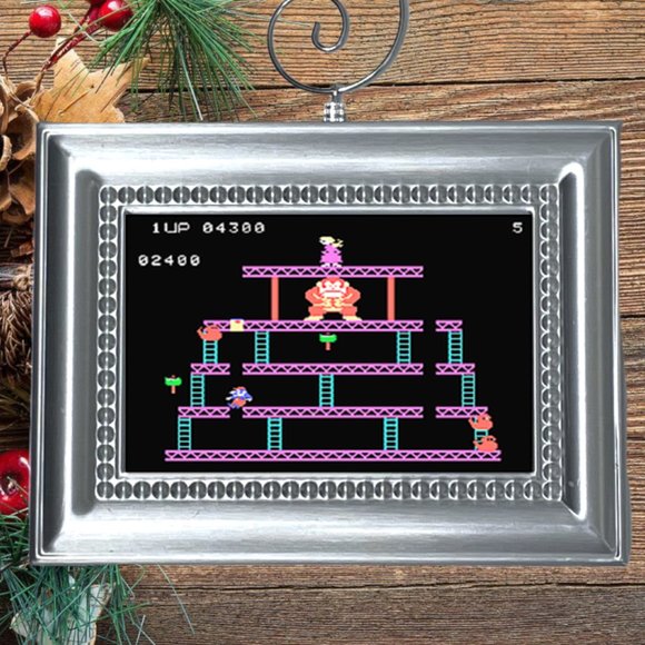 ColecoVision Donkey Kong Retro Video Game Memorabilia Christmas‎ Tree Ornament - Picture 1 of 3